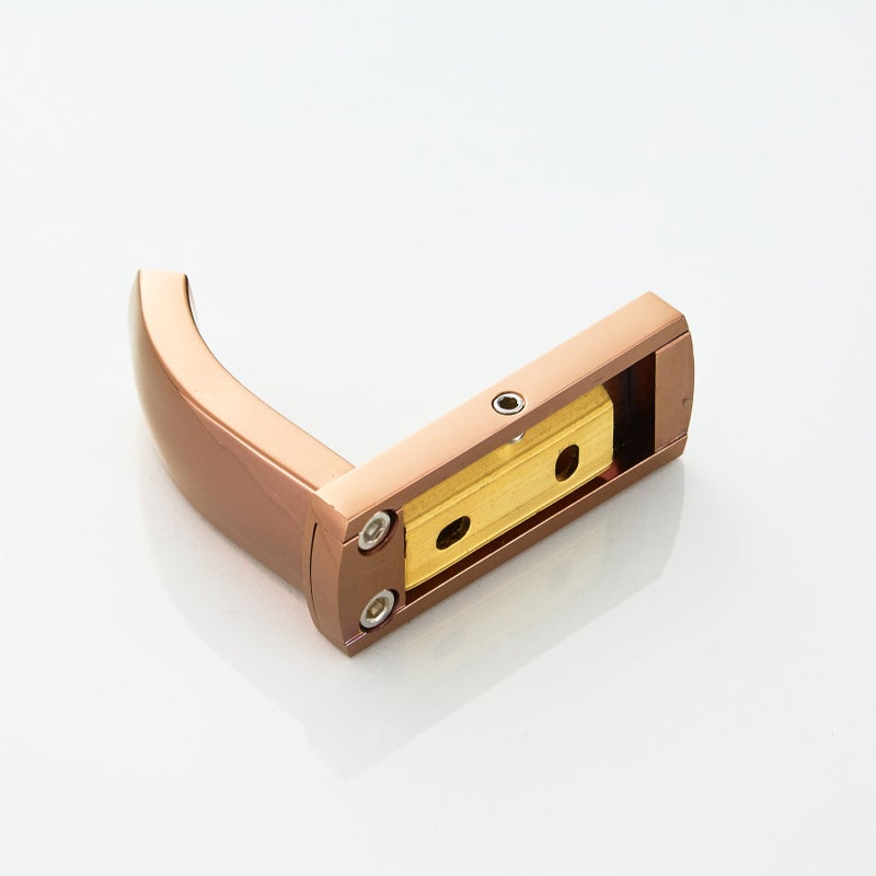 Aothpher 2 Pack Wall Mounted Copper Towel Robe Hook Bath Kitchen Heavy Duty,Rose Gold Polished - Image 5